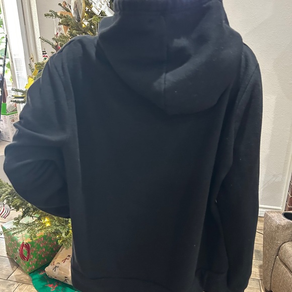 Black Butterfly Embroidered Hoodie - Picture 2 of 2